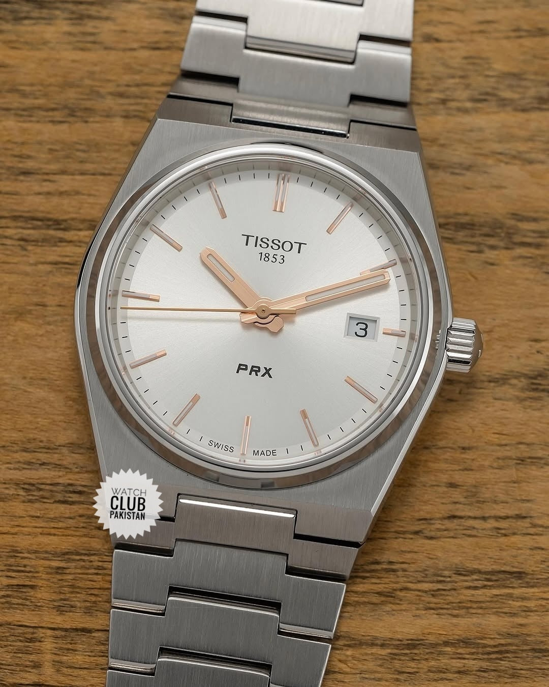 Tissot Prx 40mm silver dial T1372101103100 (Brand-New)