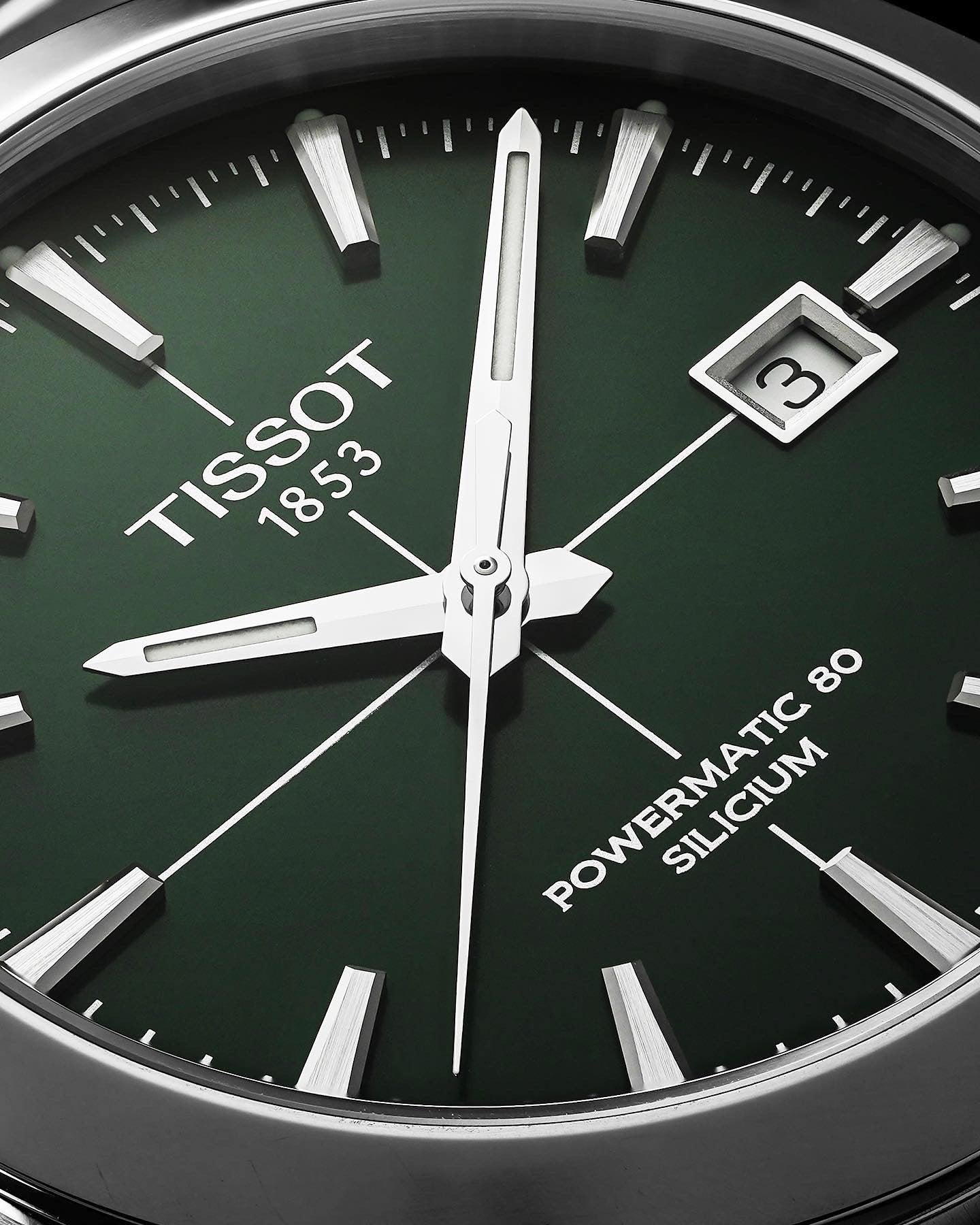 TISSOT GENTLEMAN POWERMATIC 80 SILICIUM Green dial