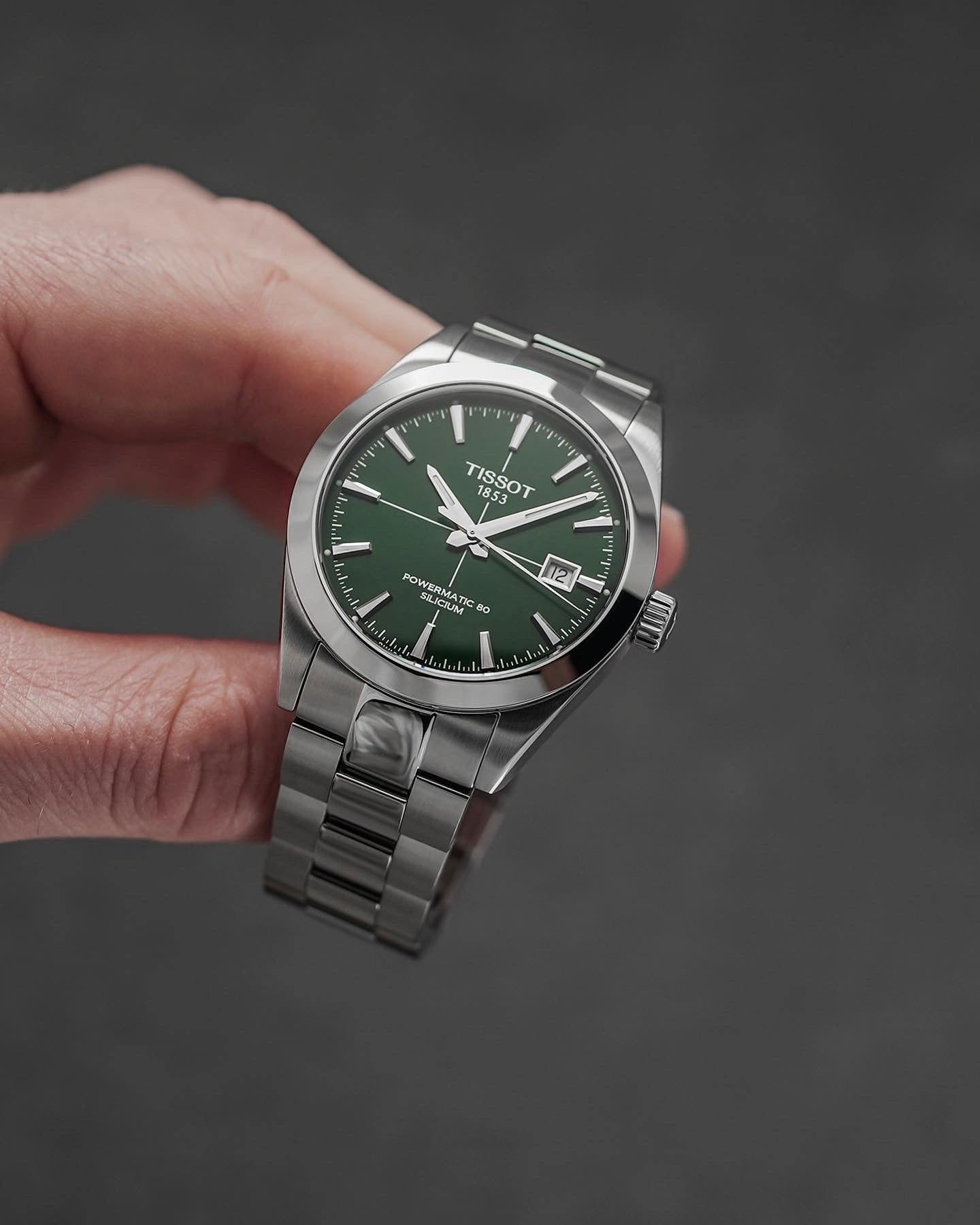 TISSOT GENTLEMAN POWERMATIC 80 SILICIUM Green dial