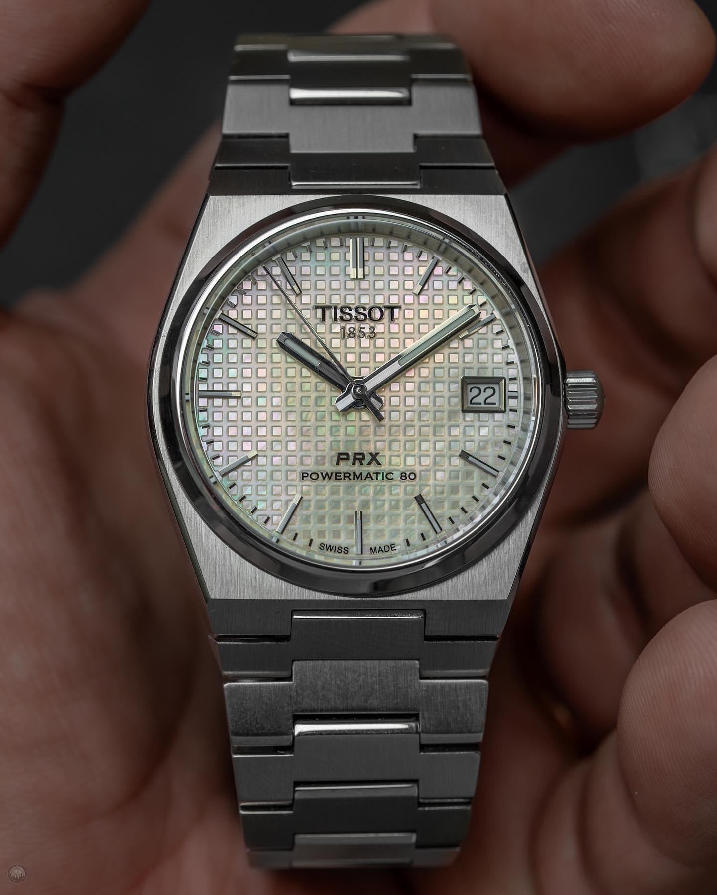 TISSOT PRX POWERMATIC 80 35MM T137.207.11.111.00 (Pre-order) white mother of peral dial