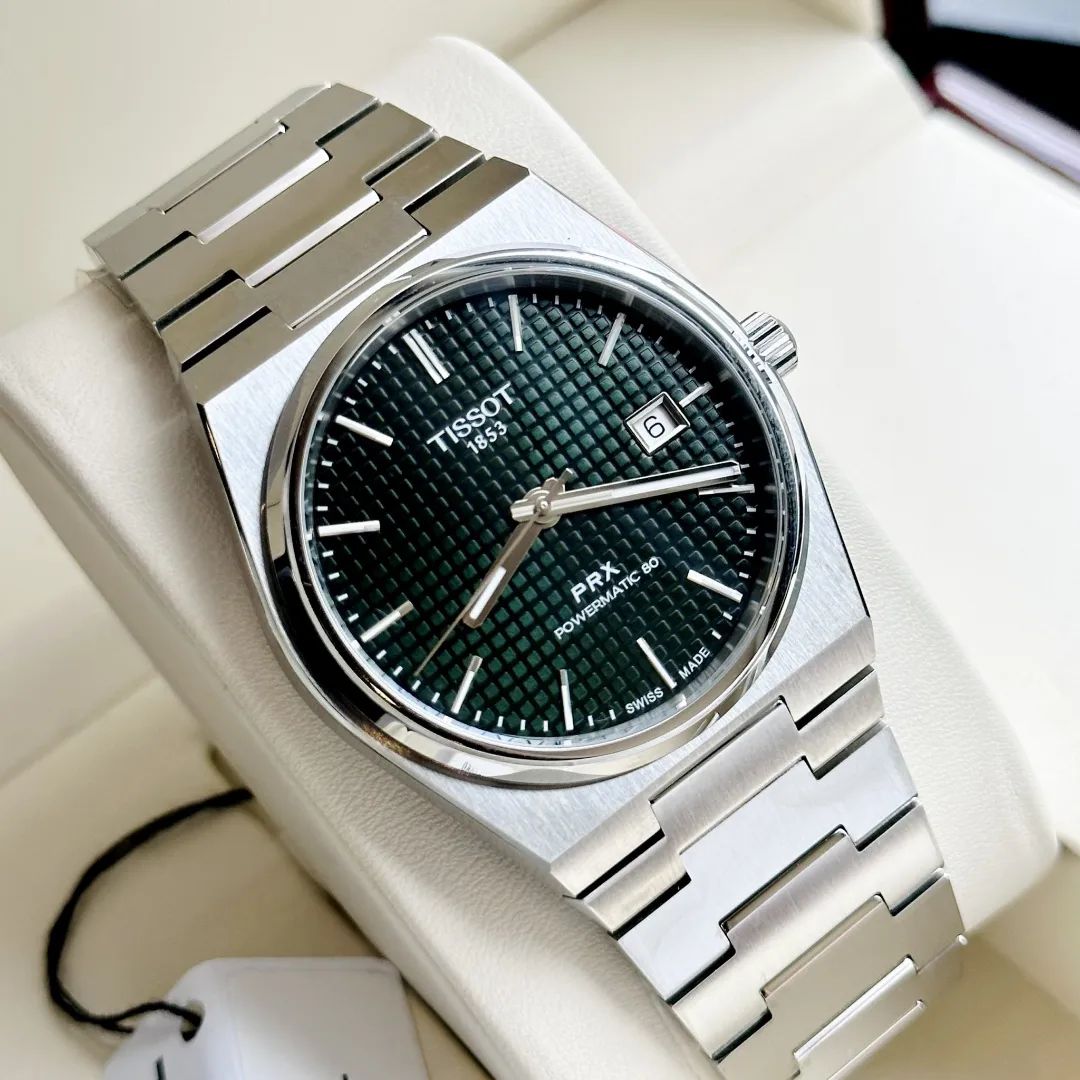 Tissot Prx powermatic 80 green dial T137.407.11.091.00 (Brand-New)