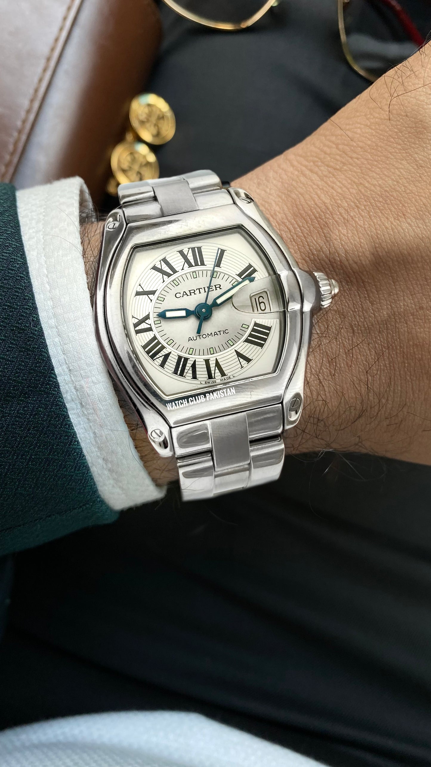 Cartier Roadster large 2510 mens size (Pre-owned)