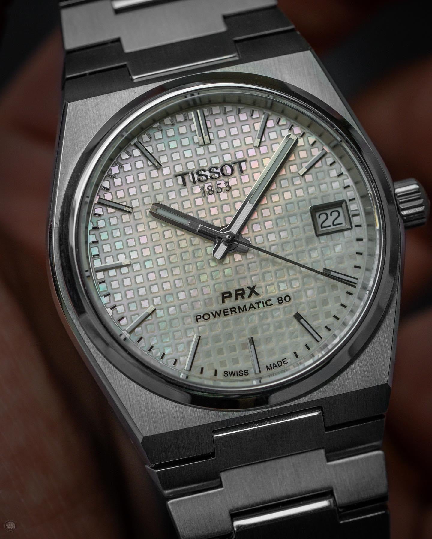 TISSOT PRX POWERMATIC 80 35MM T137.207.11.111.00 (Pre-order) white mother of peral dial