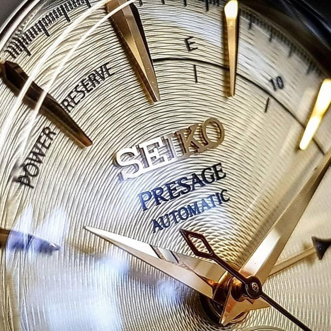 Seiko Presage Cocktail Cream dial time with power reserve 41mm (Brand-New) Ssa387j1