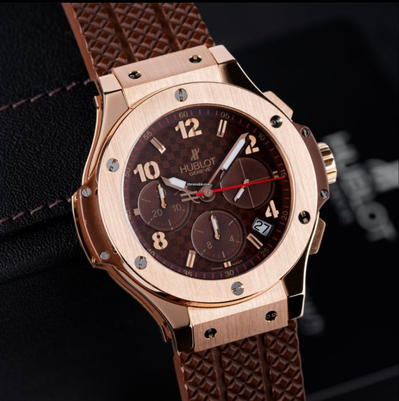 Hublot big bang chronograph solid 18k rose gold (Pre-owned) 41mm