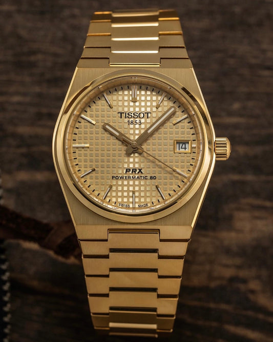 TISSOT PRX POWERMATIC 80 35MM T137.207.33.021.00 Golden dial (Pre-order)