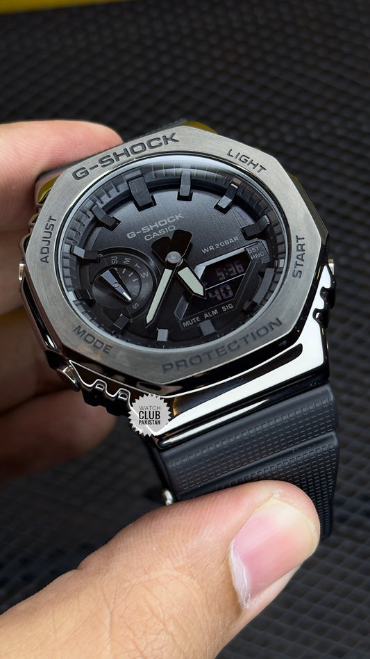 Casio Metal oak GM-2100BB-1A (Brand New) Darknight blacked out