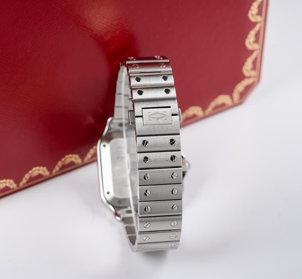 Cartier santos Medium wssa0029 (Pre-owned) 2023 full set