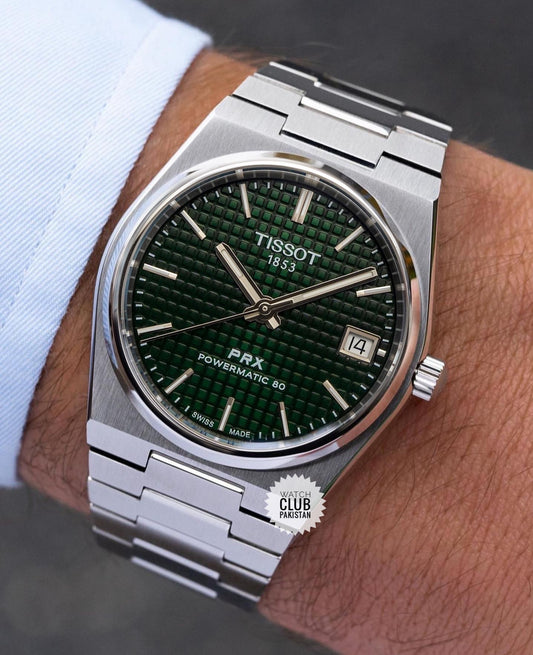 Tissot Prx powermatic 80 green dial T137.407.11.091.00 (Brand-New)