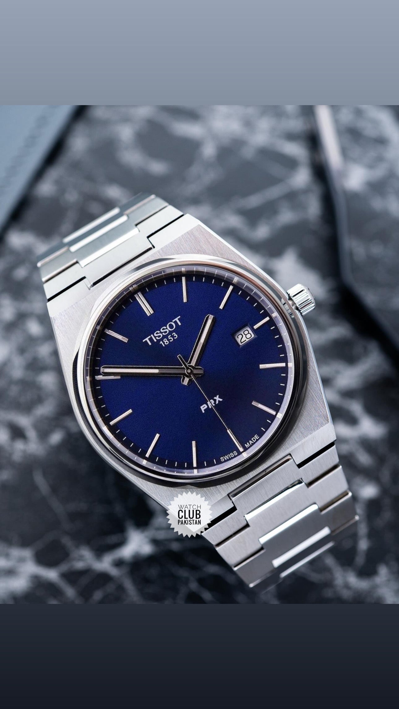 TISSOT PRX 40mm Blue dial Quartz (Brand-New)
T137.410.11.041.00