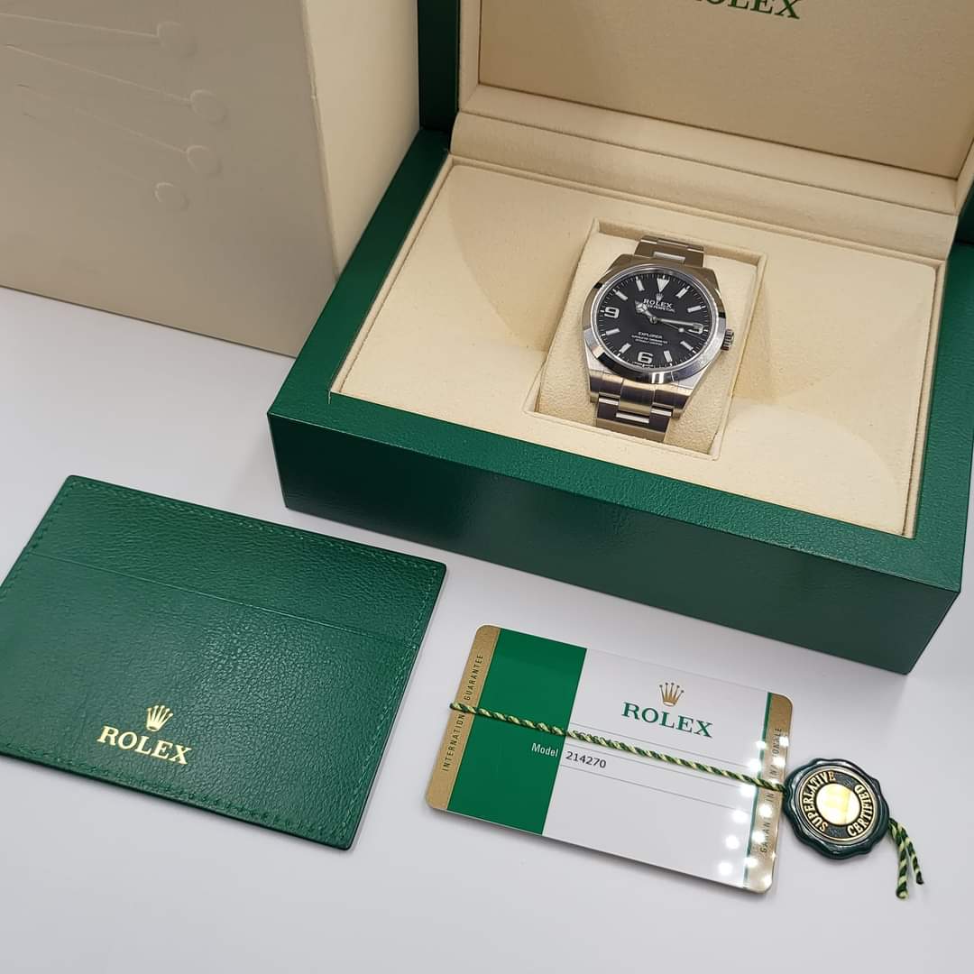 Rolex explorer 214270 39mm full set 2018