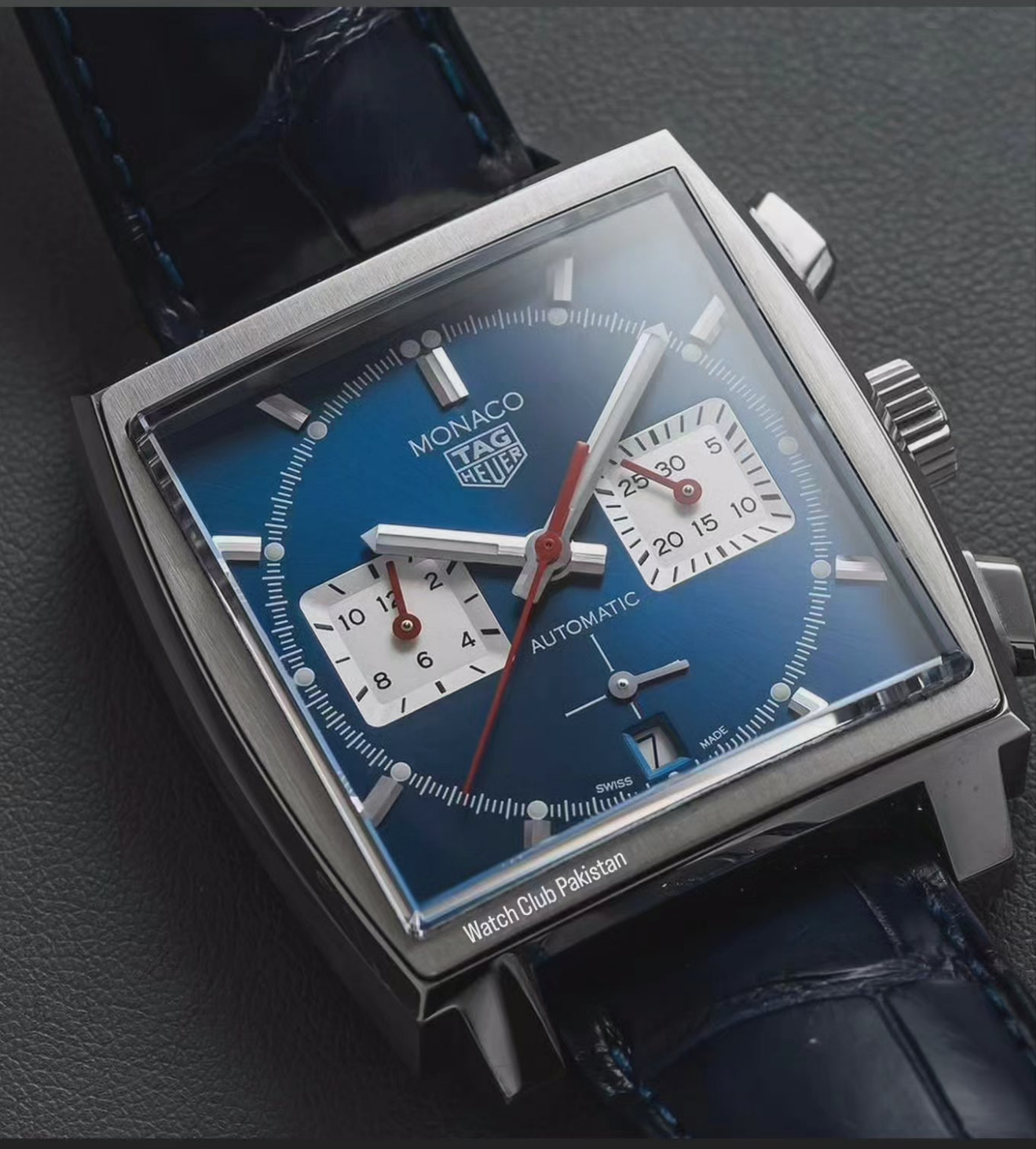 Tag-Heuer Monaco caliber 02 (Pre-owned) 2022 Full set 39mm Ref: CBL2111. FC6453