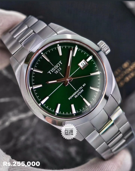 TISSOT GENTLEMAN POWERMATIC 80 SILICIUM Green dial