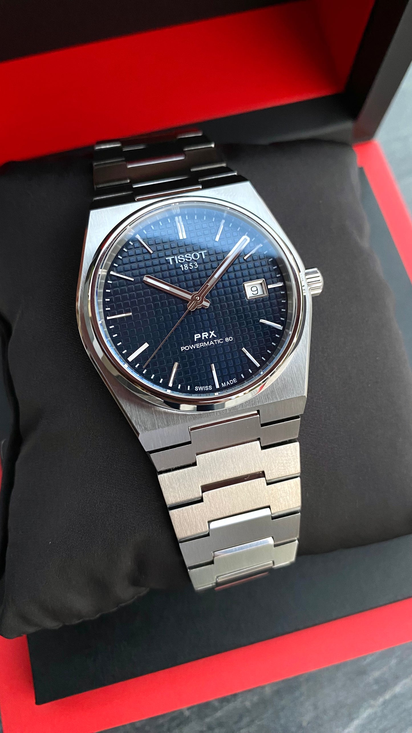 Tissot Prx powermatic 80 blue dial T137.407.11.041.00 (Brand-New) 40mm