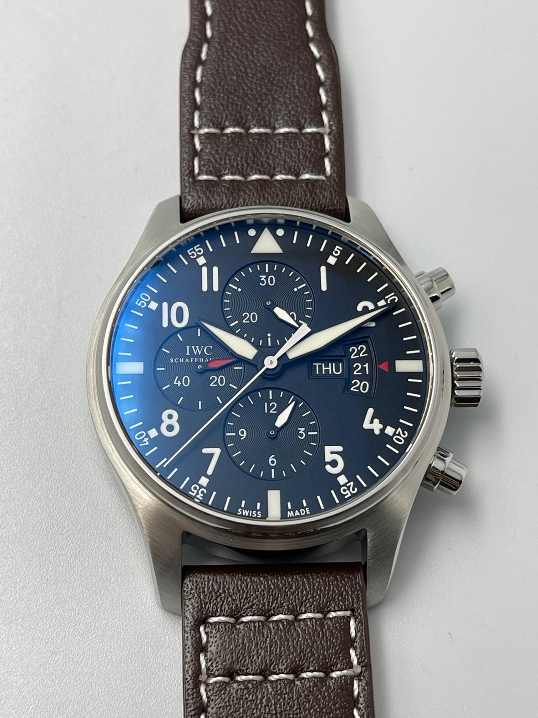 IWC Pilot Chronograph 43mm Ref 3777-01 2020 (Pre-owned)
