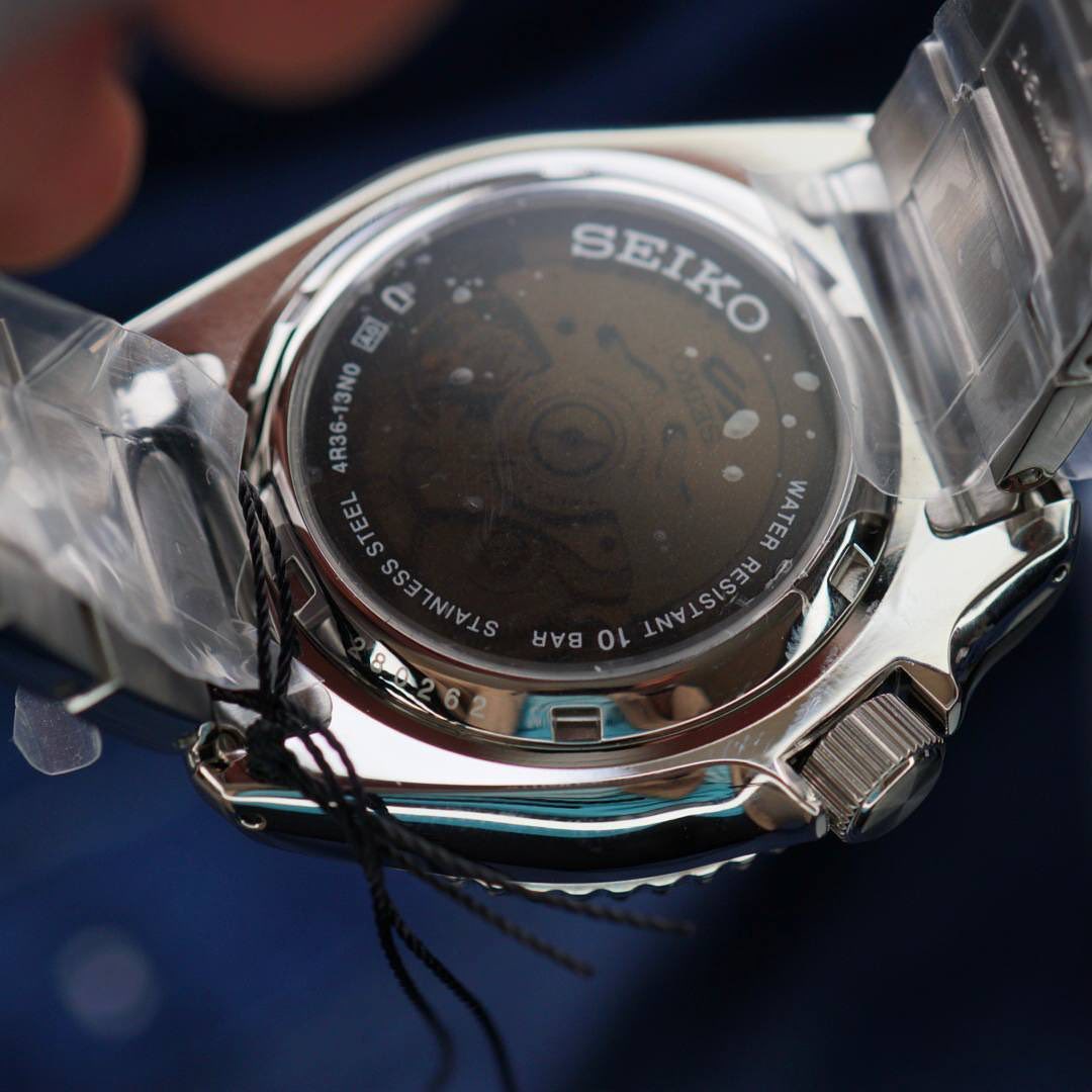 Seiko 5 sports skeleton dial time sonar 70's SRPJ45 / Srpj45k1 (Pre-order) 42mm