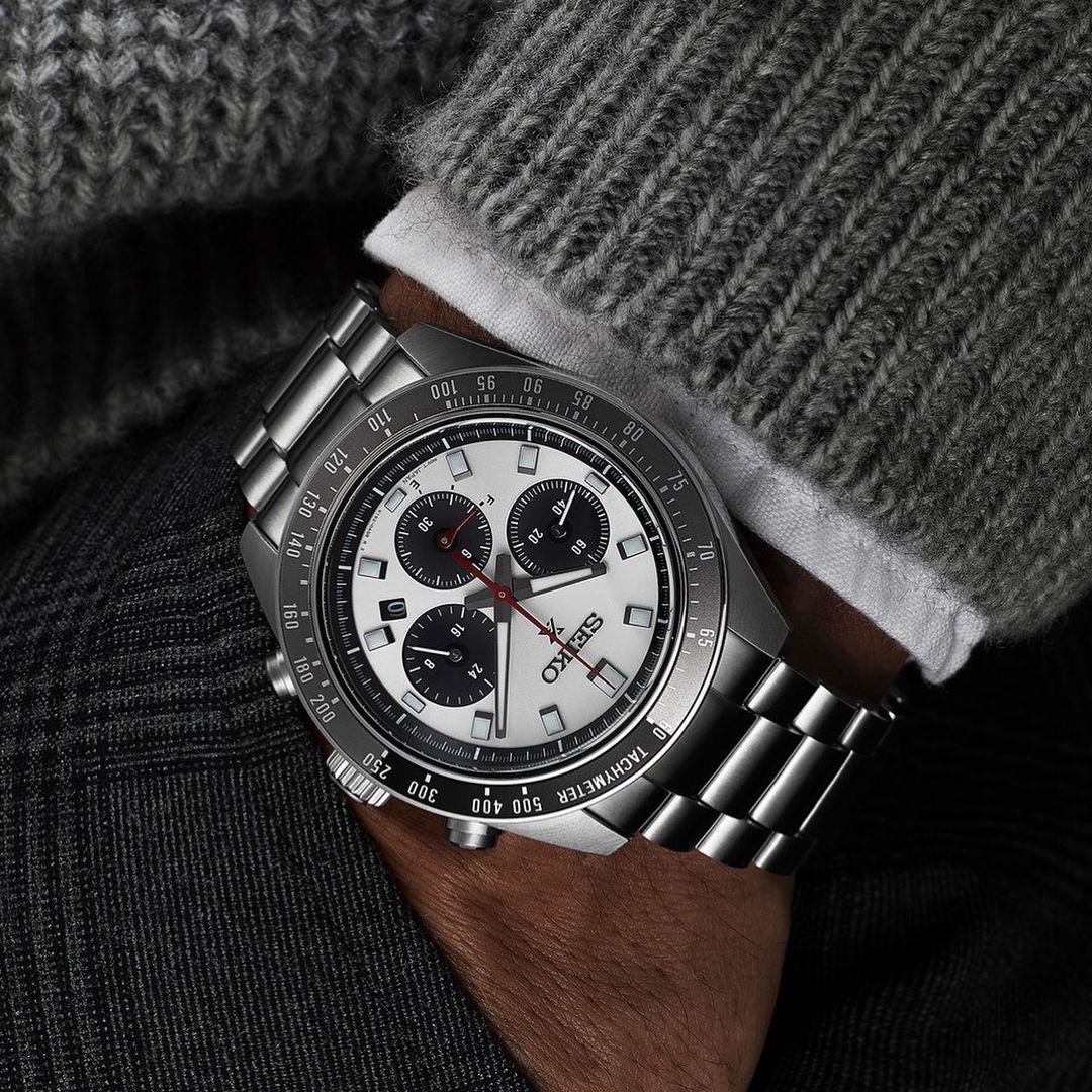 Seiko solar Prospex ssc911p1 / SSC911P1 speed timer Seiko panda
