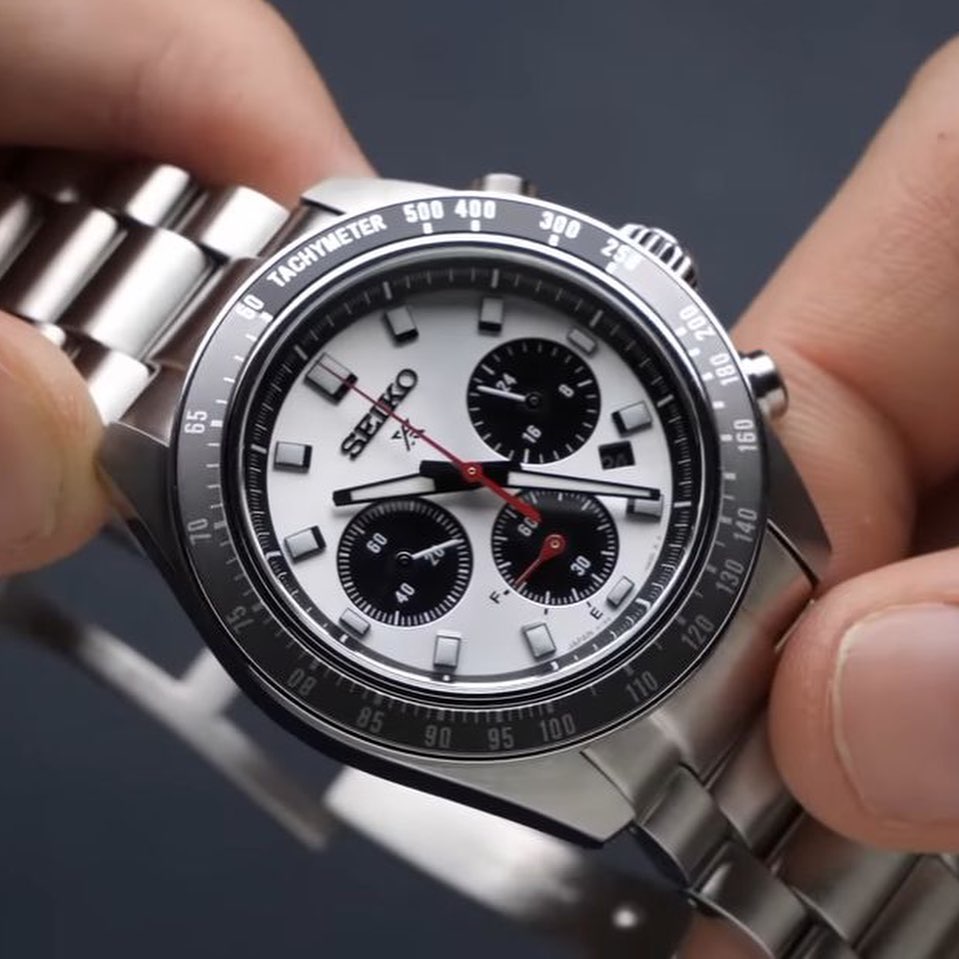 Seiko solar Prospex ssc911p1 / SSC911P1 speed timer Seiko panda