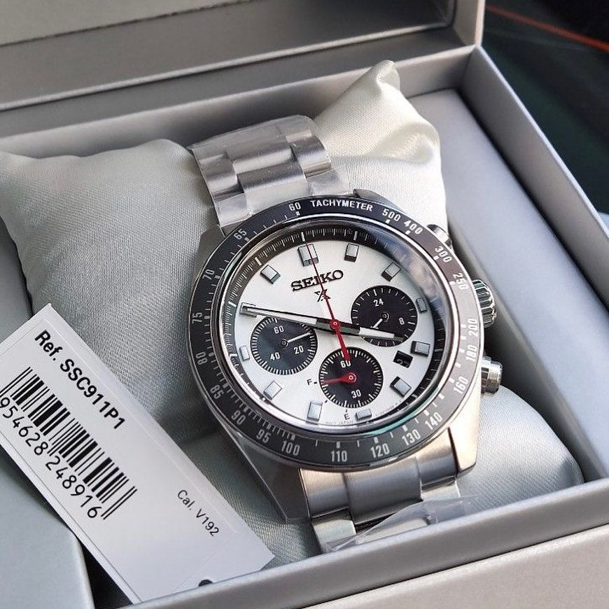 Seiko solar Prospex ssc911p1 / SSC911P1 speed timer Seiko panda