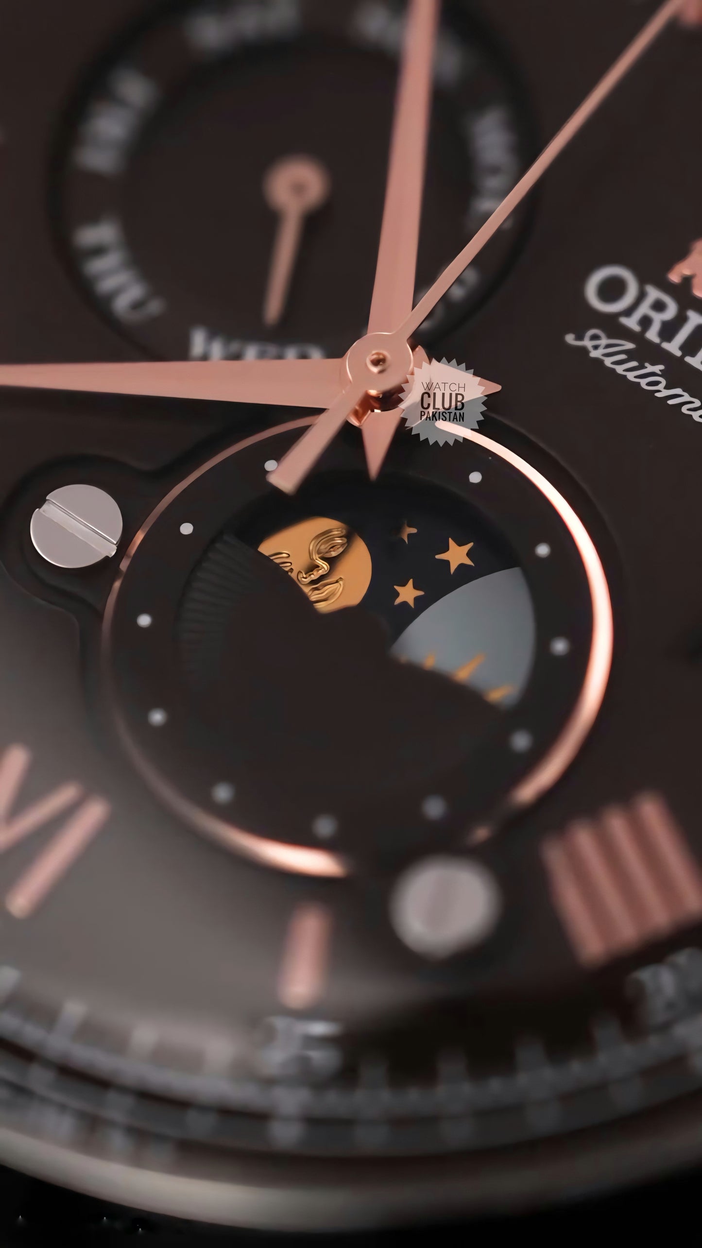 ORIENT BAMBINO Sun&Moon VERSION 9 chocolate dial (Brand-New) 41.5mm