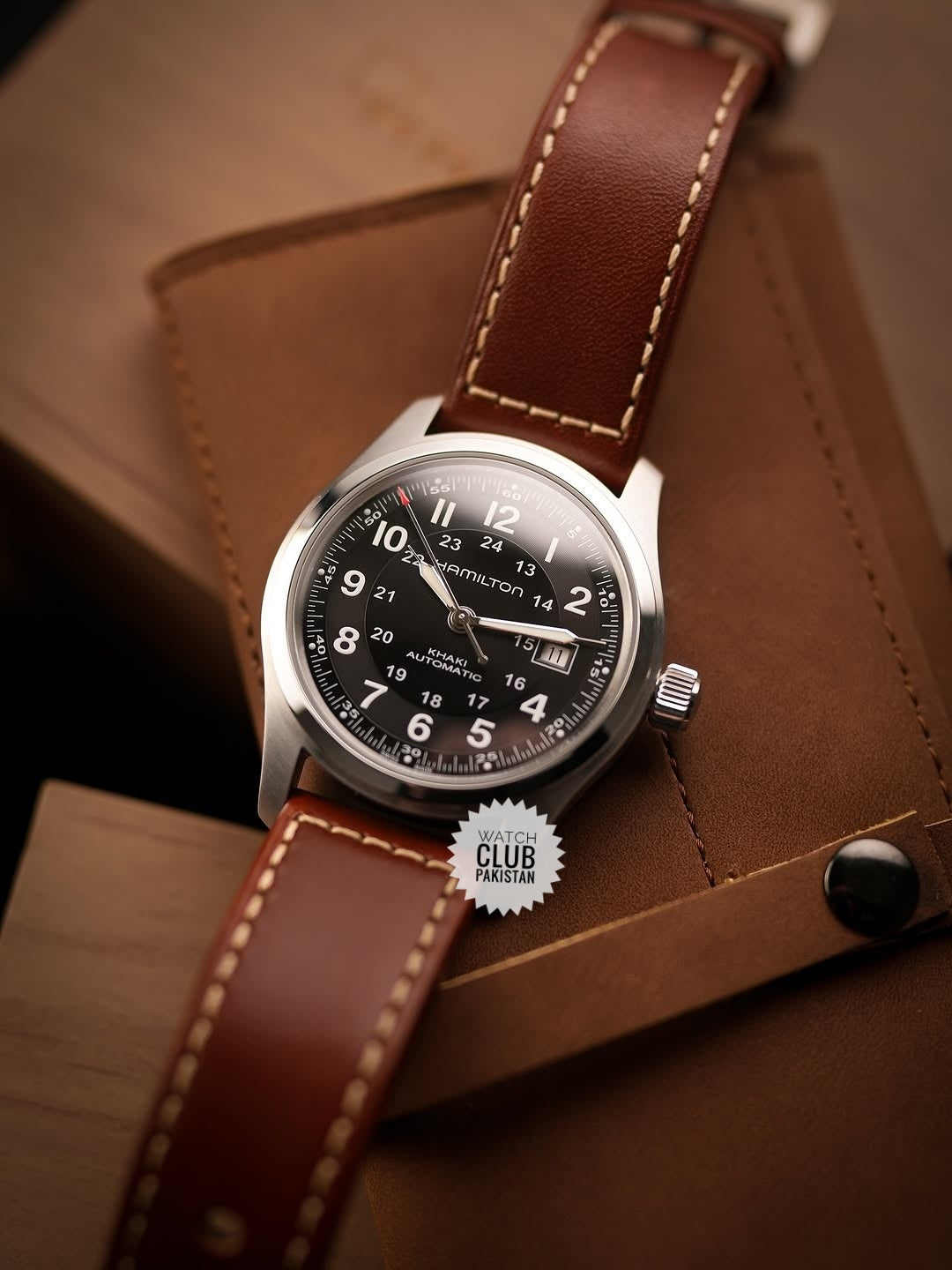 Hamilton khalhi field watch H70455533 38mm (Brand-New)