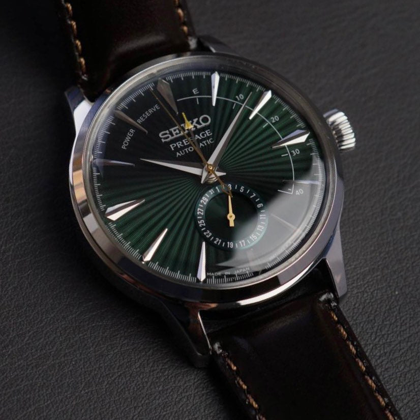Seiko Presage Cocktail time with power reserve Ssa459j1 Midnight Mocking bird