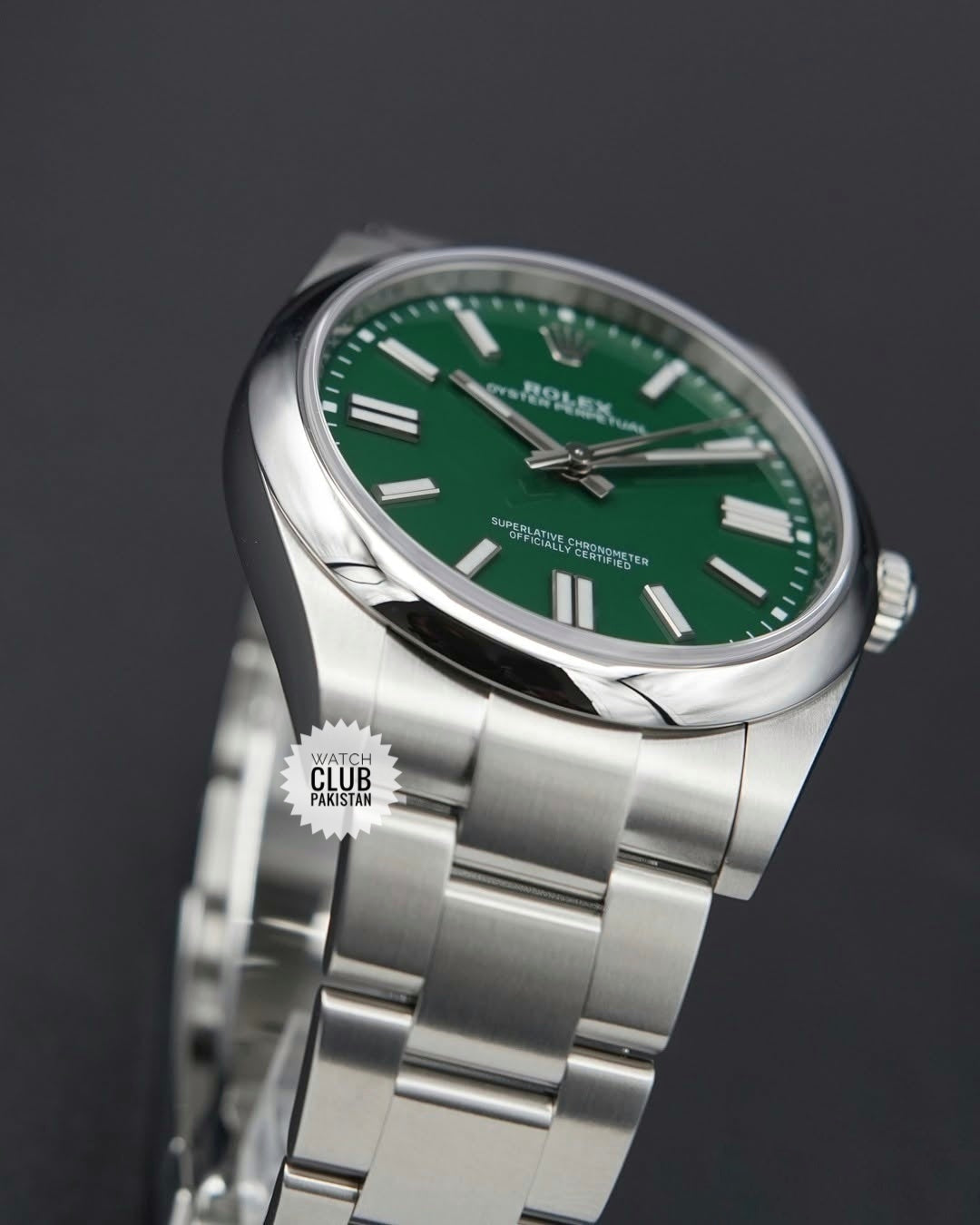 Rolex Oyster Perpetual 41 Ref: m124300 Green dial Dial