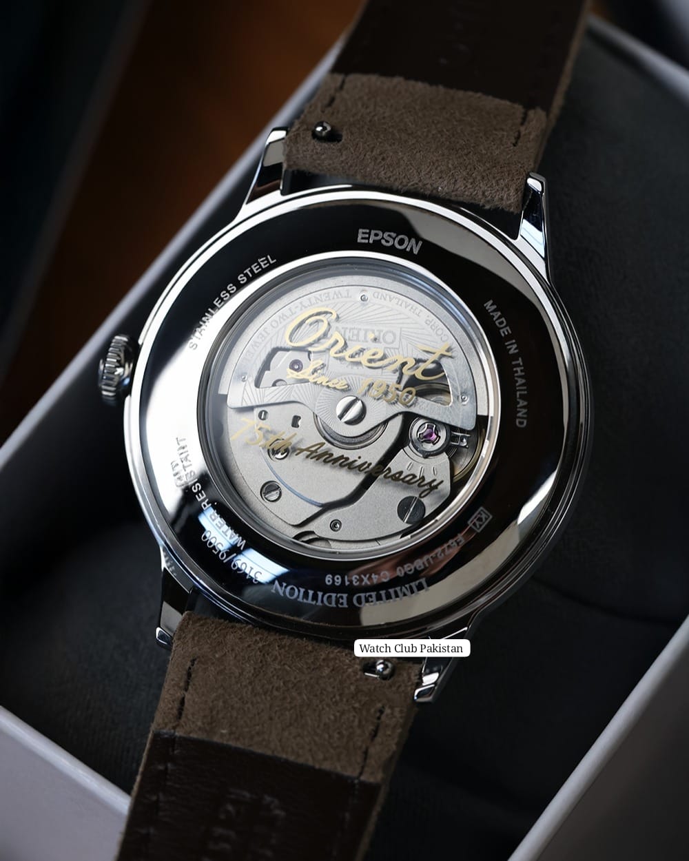 ORIENT BAMBINO 75th Anniversary limited edition
(Brand-New) 41.5mm Automatic movement Ref: RA-AK0808S