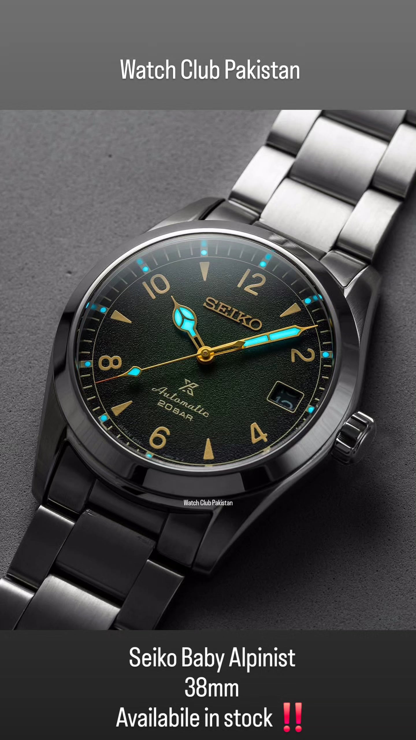 Seiko Prospex Alpinist SPB155J1 (Brand-New)aka Baby Alpinist 38mm
