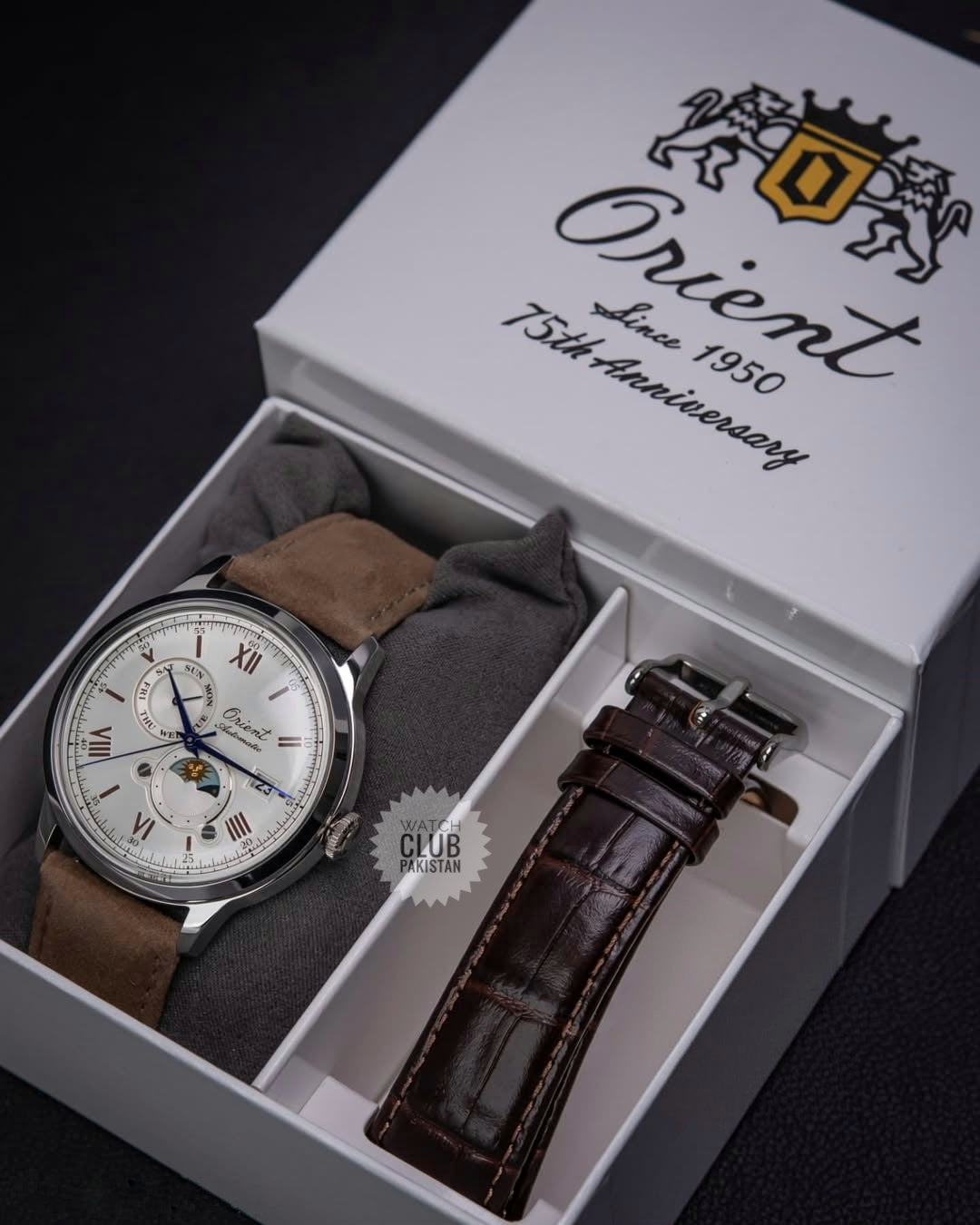 ORIENT BAMBINO 75th Anniversary limited edition
(Brand-New) 41.5mm Automatic movement Ref: RA-AK0808S