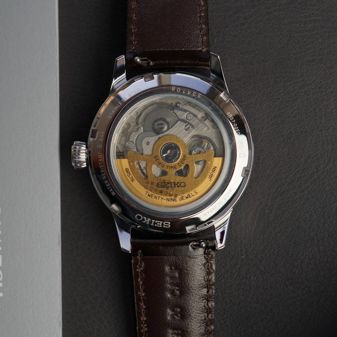 Seiko Presage Cocktail time with power reserve Ssa459j1 Midnight Mocking bird