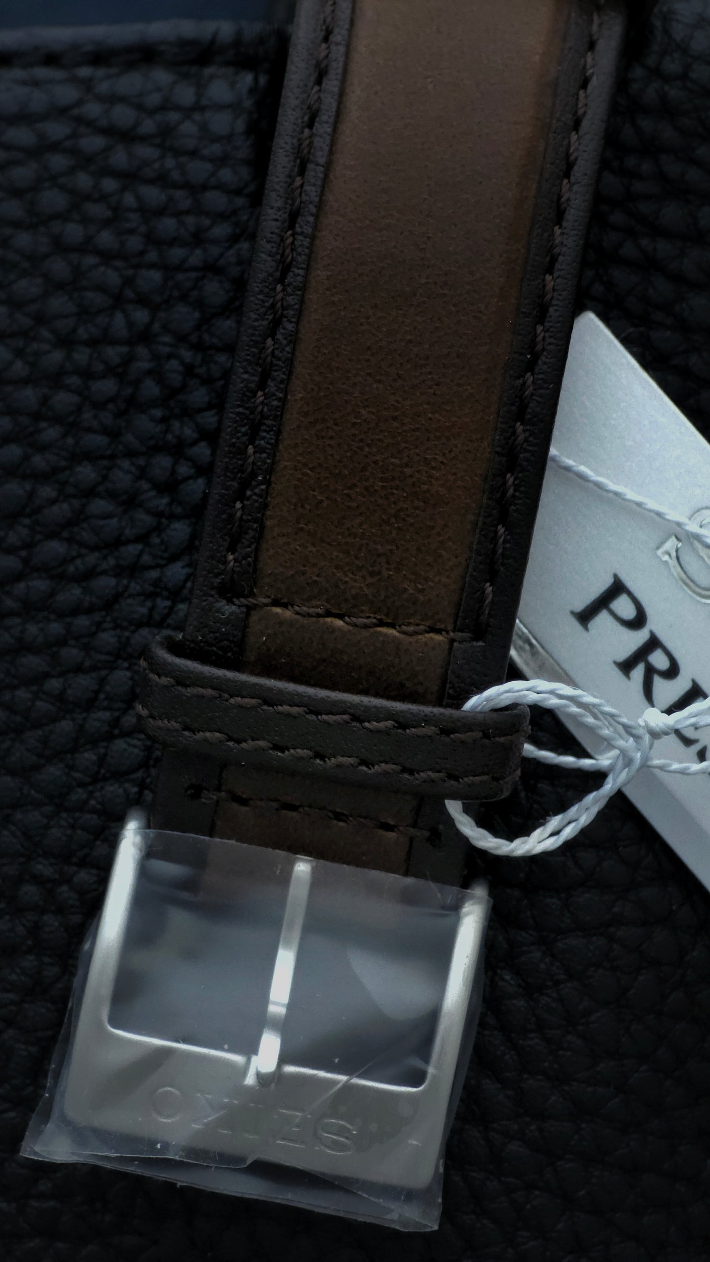 Seiko Presage Sundust style 60's Dial (Brand -New) 39.5mm Ref:Srpl75j1 Two tone leather Strap