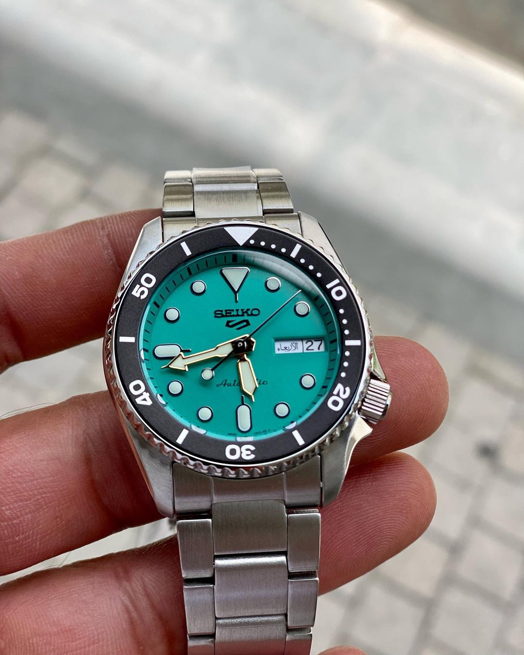 Seiko 5 sports Srpk33k1 / Srpk33 38mm Tiffany dial (Preorder)