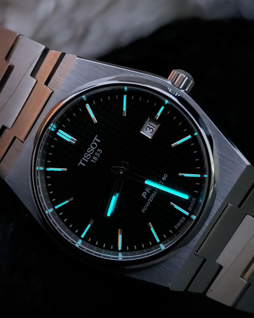 Tissot Prx powermatic 80 green dial T137.407.11.091.00 (Brand-New)