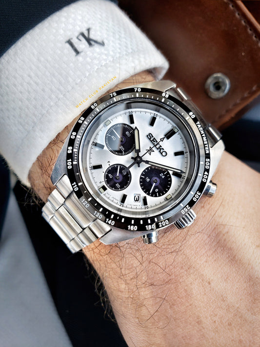 Seiko ssc813 /ssc813p1  solar Prospex speed timer Seiko panda