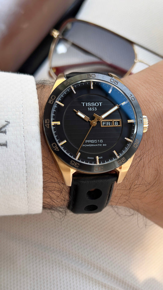 Tissot Prs 516 Rose Gold T100.430.36.051.00 (Preowned)