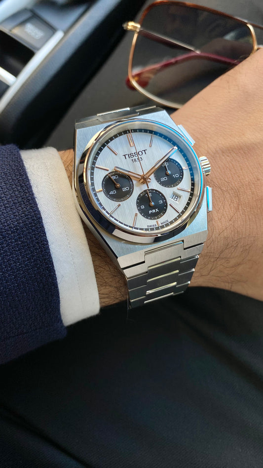 Tissot Prx Automatic chronograph Panda