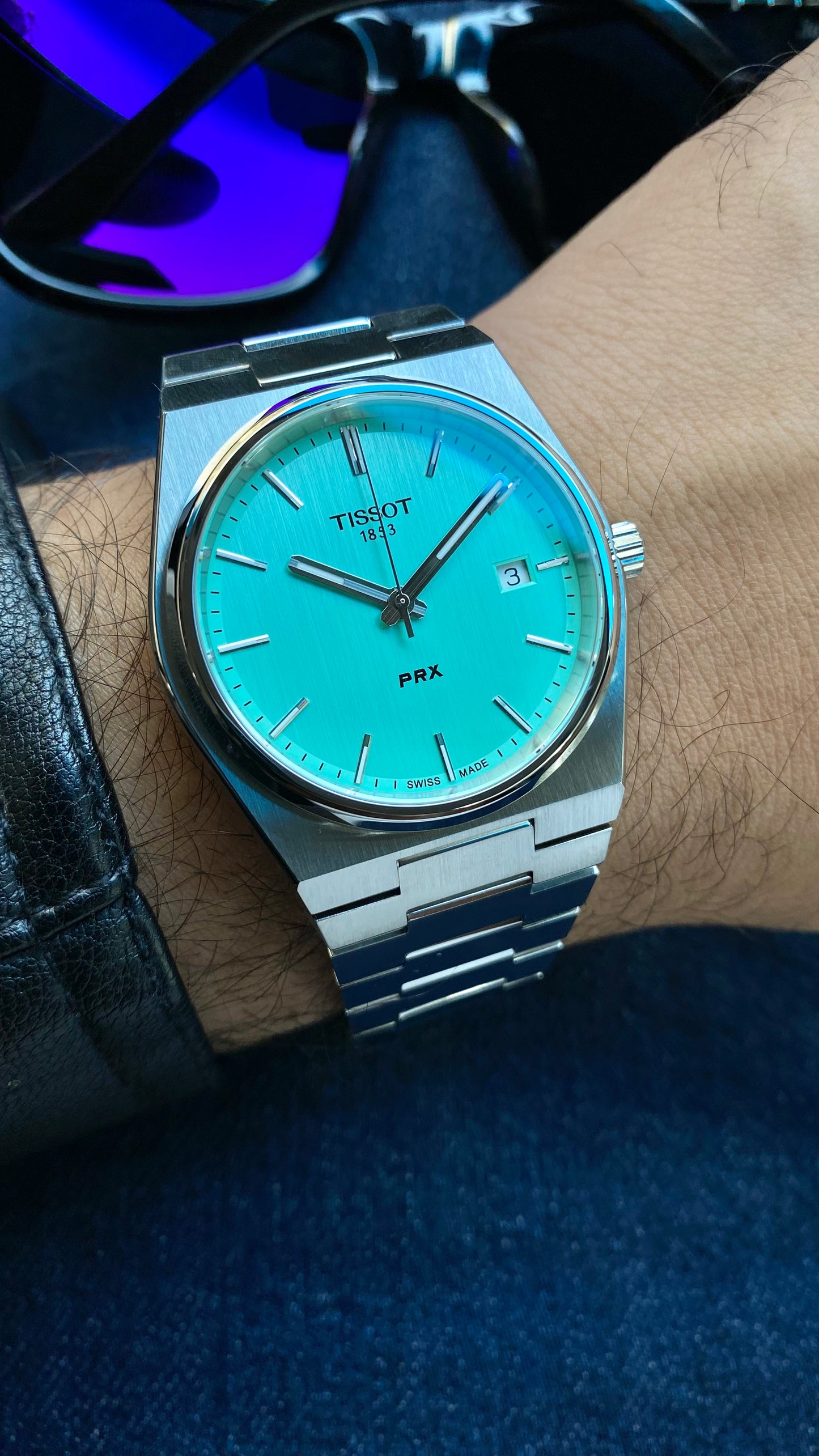 Tissot Prx Tiffany dial 40mm T137.410.11.091.01(Brand-New)