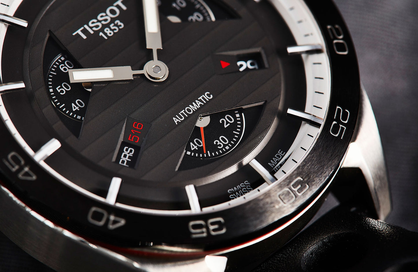 Tissot Prs Automatic Split second T100.428.16.051.00(Preowned)