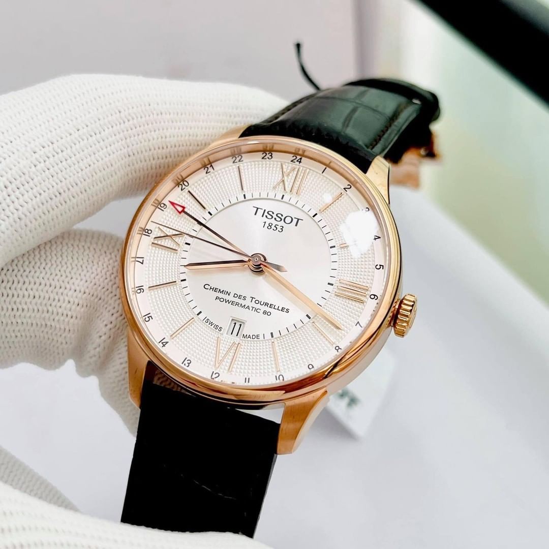 Tissot chemin des tourelles powermatic 80 Mens watch T0994293603800