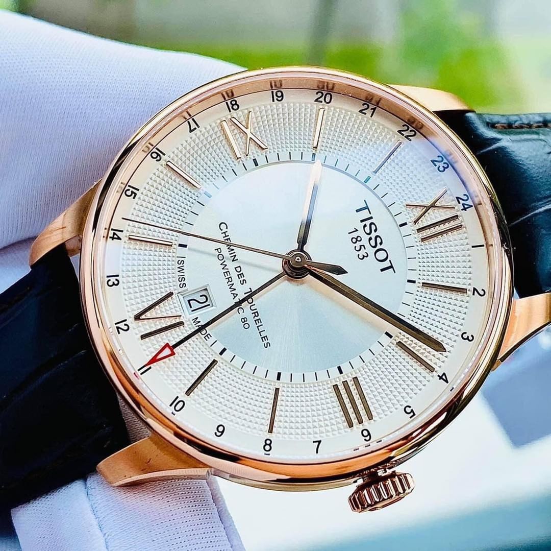 Tissot chemin des tourelles powermatic 80 Mens watch T0994293603800