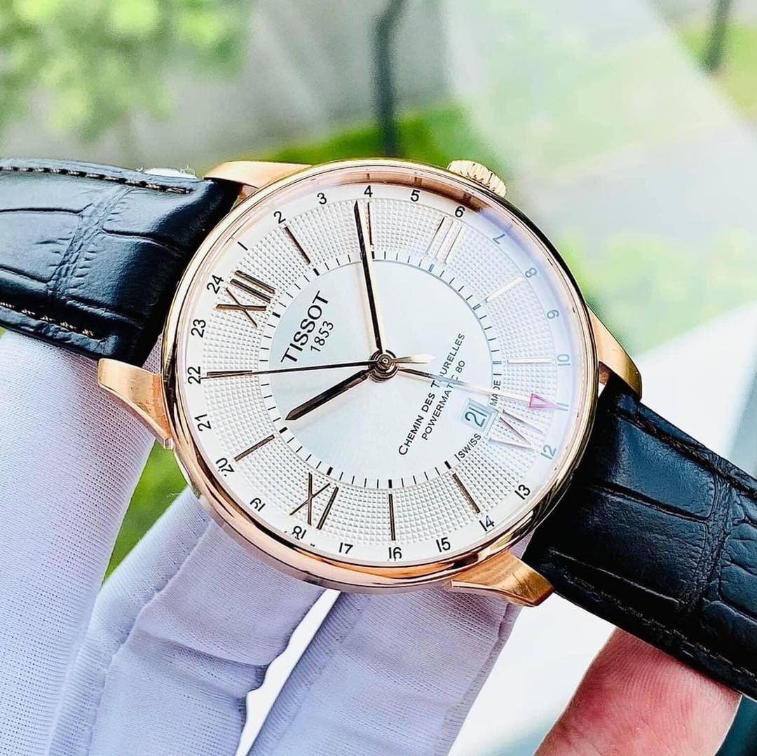 Tissot chemin des tourelles powermatic 80 Mens watch T0994293603800