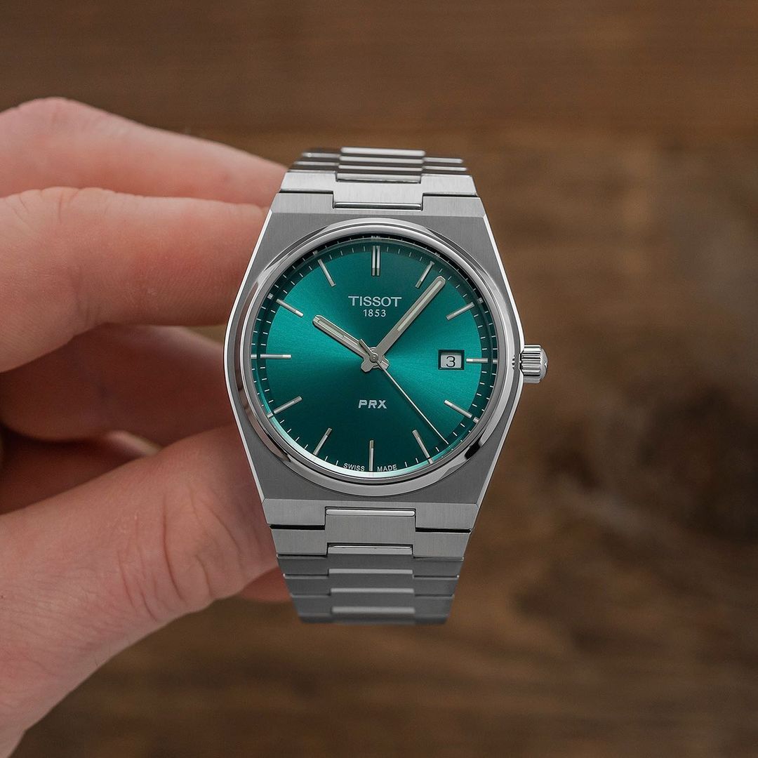 Tissot Prx 40mm Green dial T137.210.11.081.00 (Brand-New)