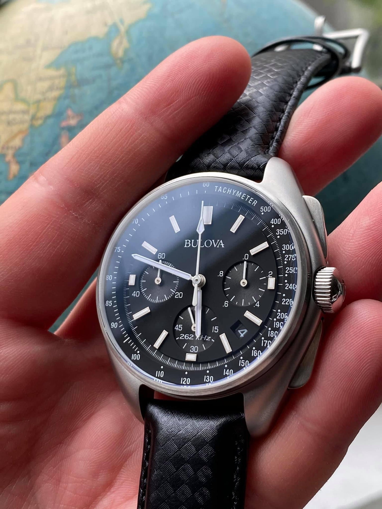 Bulova Lunar pilot Special edition (Brand-New)43mm full set black