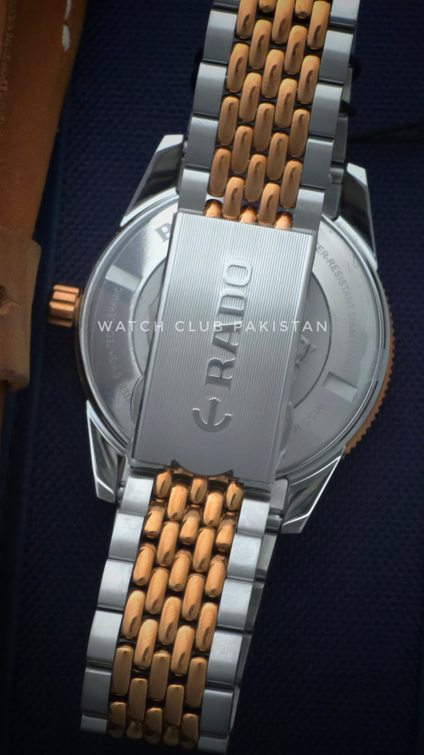 Rado Captain Cook Black Dial high tech ceramic with Rose Gold Accents Ref:R32137153 Brand-New 42mm