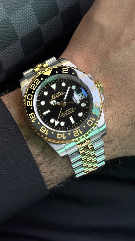 Seiko GMT Bruce Wayne Mod 40mm
