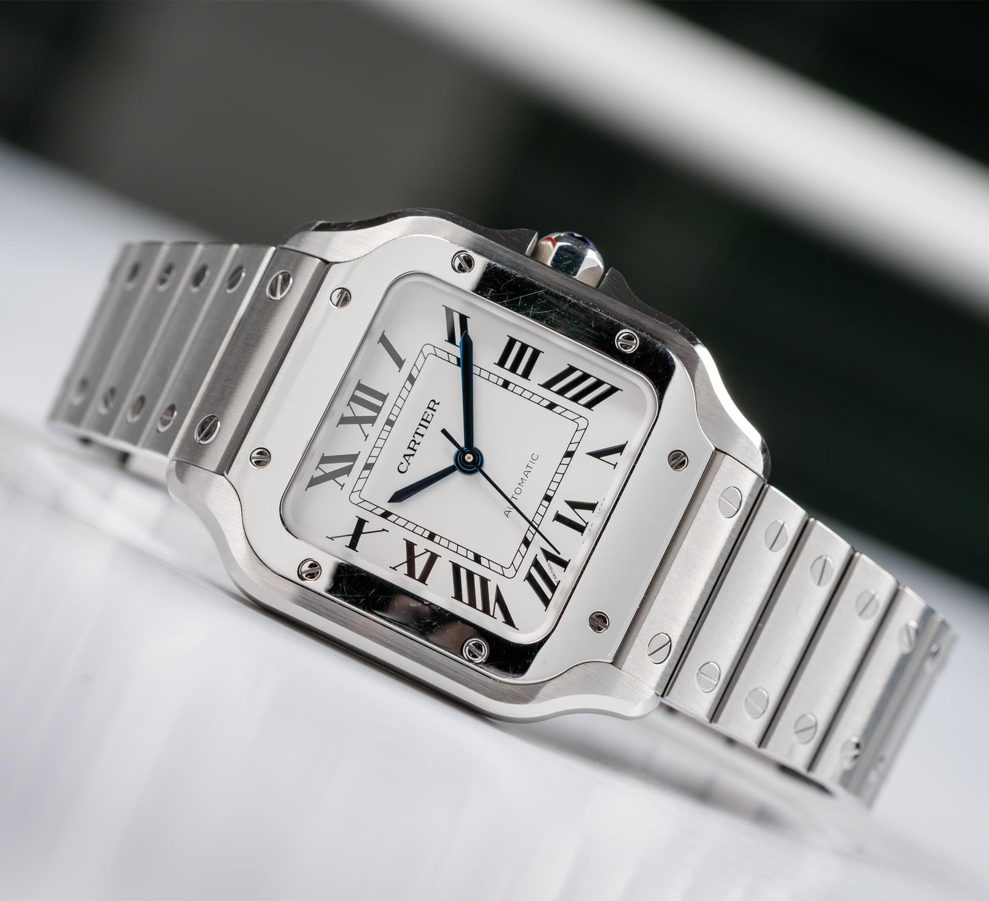 Cartier santos Medium wssa0029 (Pre-owned) 2023 full set