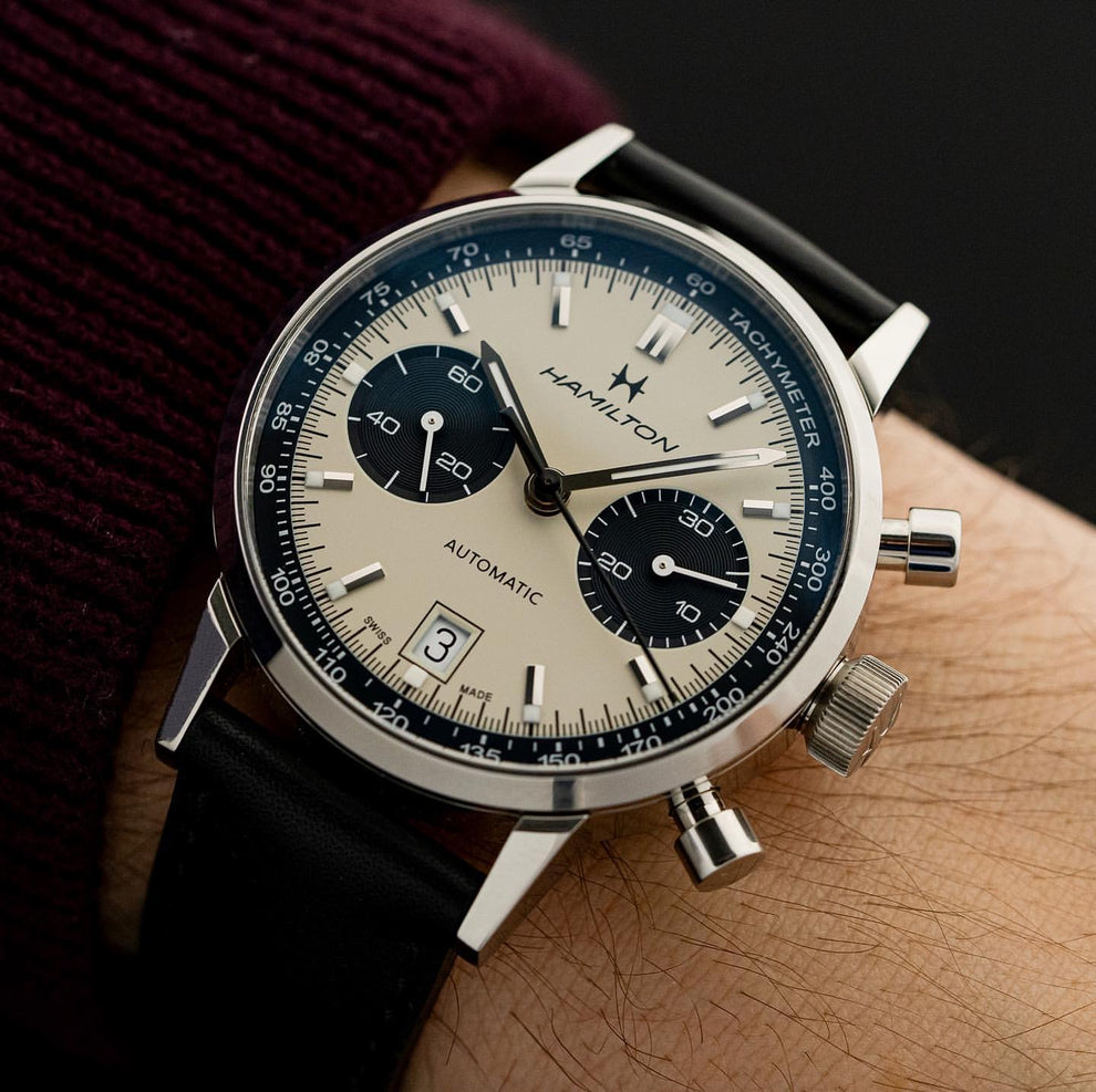 Hamilton Intramatic 40mm Panda chronograph (Pre-owned) automatic Ref ...