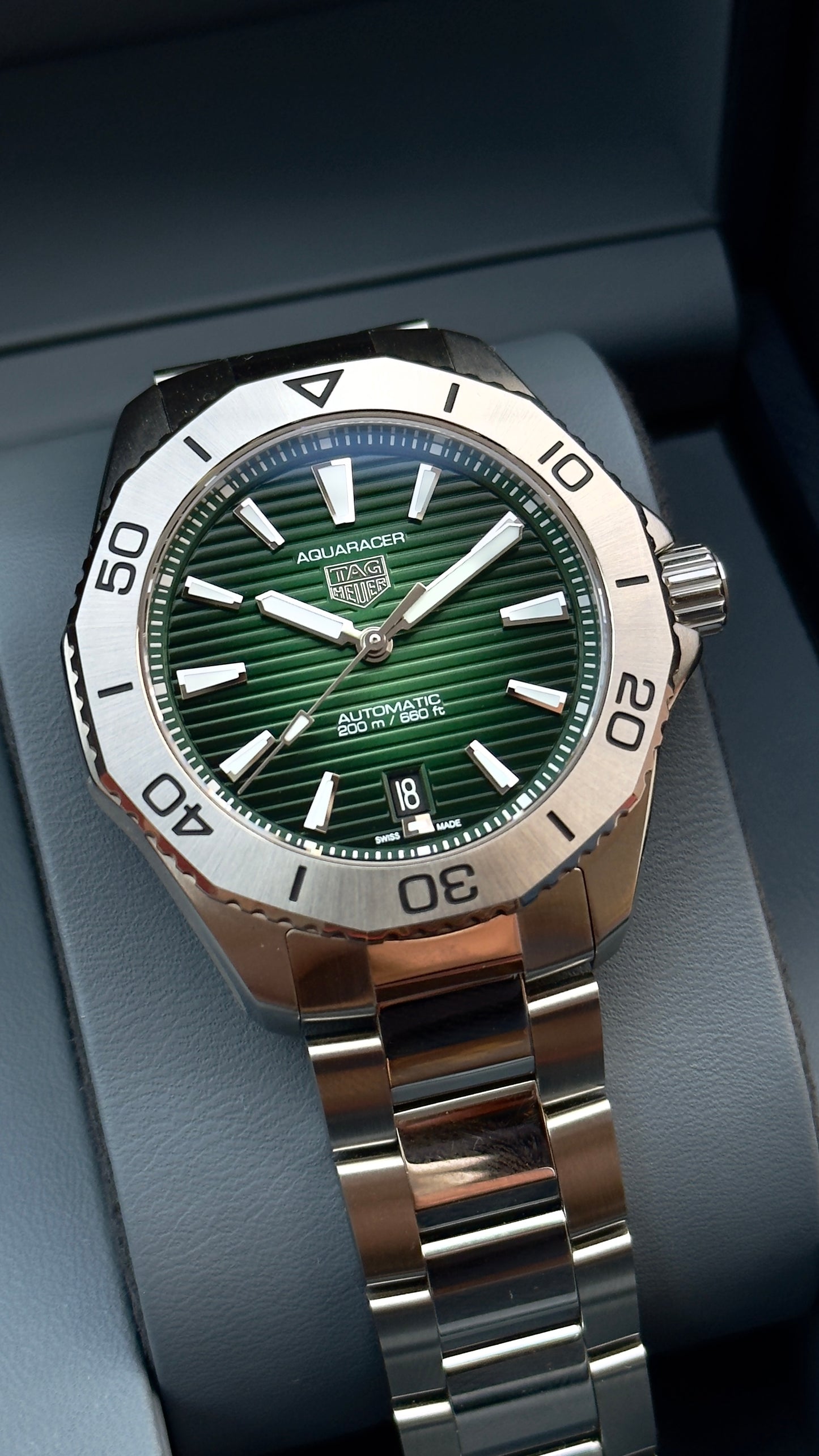 TagHeuer Aquaracer WBP2115.BA0627 (Pre-owned) 40mm Green dial 2023