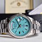 West end watch Co. Tiffany blue dial Day/Date